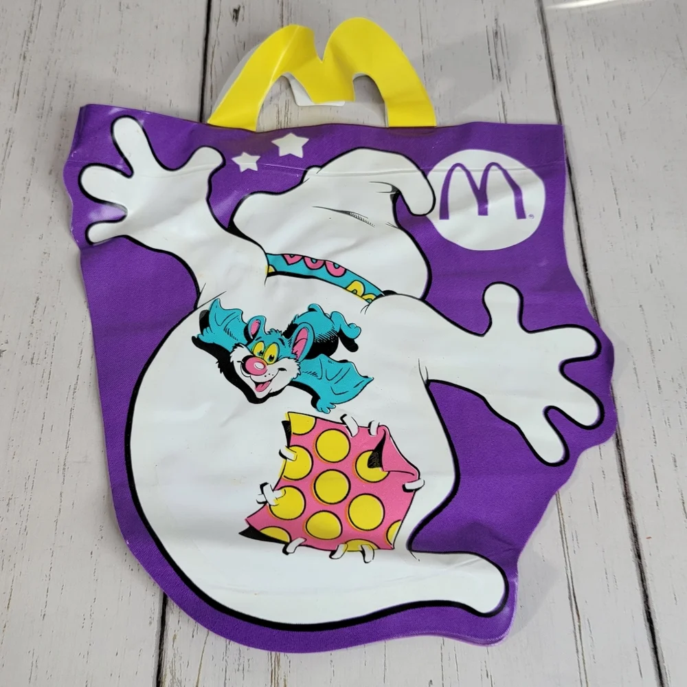McDonald's Vintage Trick or Treat McGhost Candy Bag Kids 1990